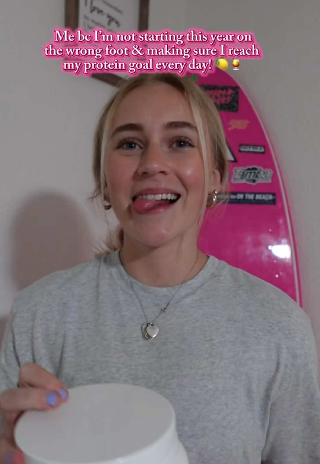 TikTok post by @charleyfit for Wellah Nutrition. Caption reads: Girls I’m not even kidding add to cart & check out....