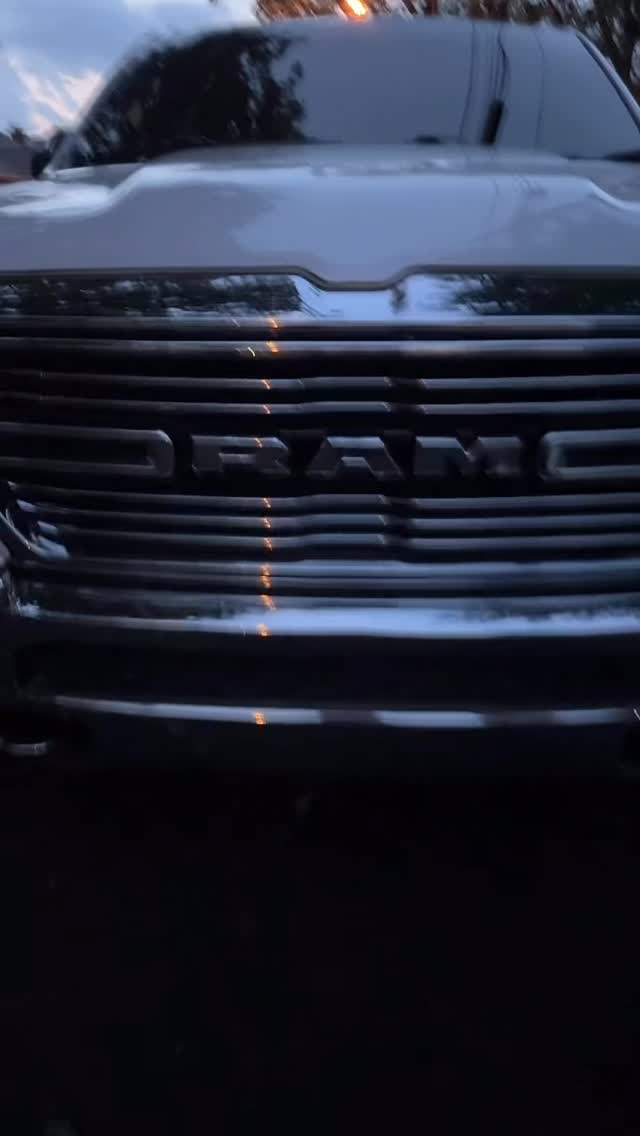 Instagram post by @the_real_millian for Dodge. Caption reads: 💙RAM COMMERCIAL ME NEOWWW💙 @ramtrucks....