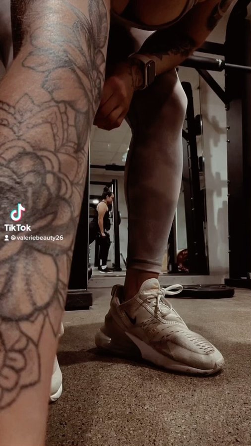 Instagram post by @_valeriedee_ for Vital Apparel. Caption reads: It’s difficult for me to post a video of myself....