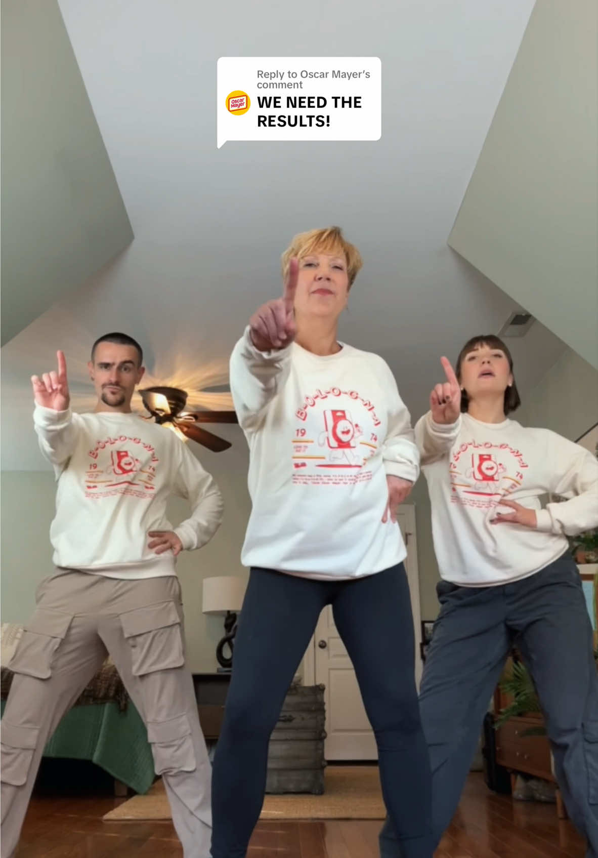 TikTok post by @cost_n_mayor for Oscar Mayer. Caption reads: Replying to @Oscar Mayer *how's that?* 💅🏼....