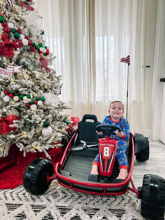 Instagram post by @lifewiththewilsonfam for Radio Flyer. Caption reads: [...] receiving, to even bigger adventures,....