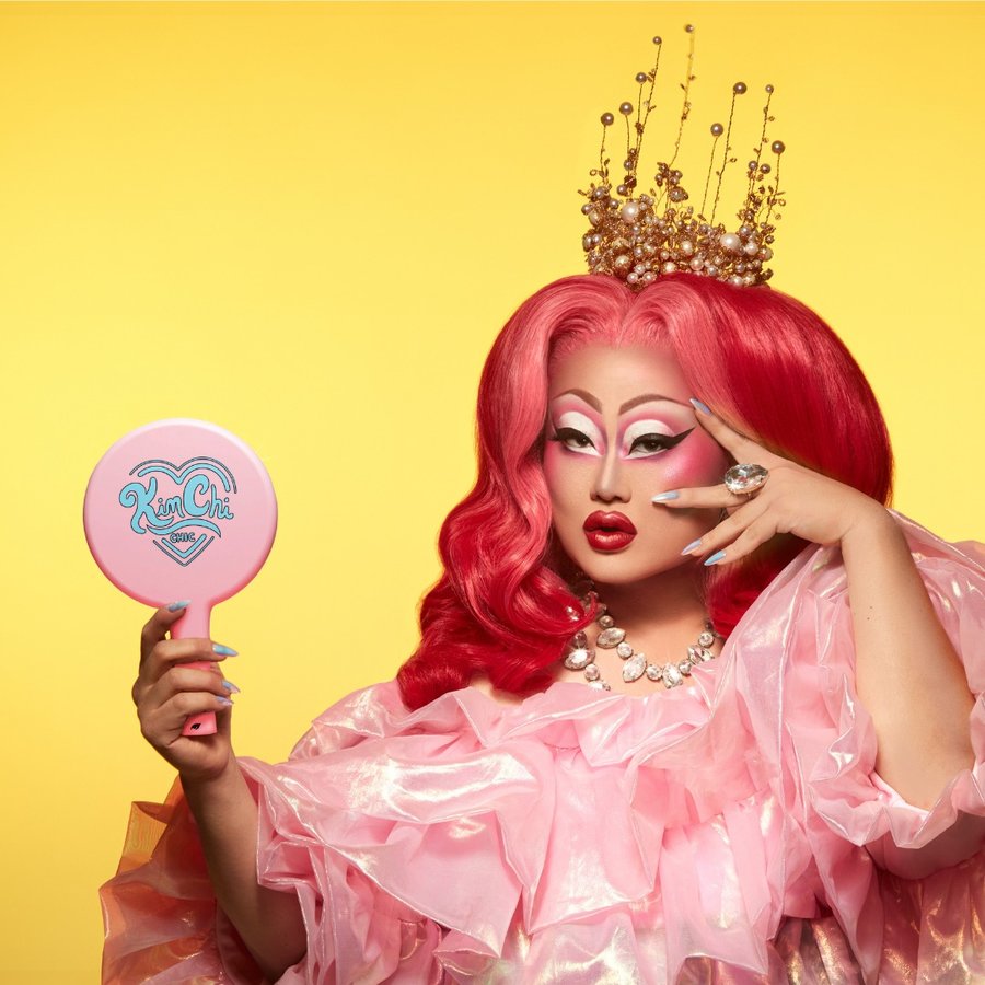 Instagram post by @kimchi_chic for KimChi Chic Beauty. Caption reads: If you're not queening it out and using our....