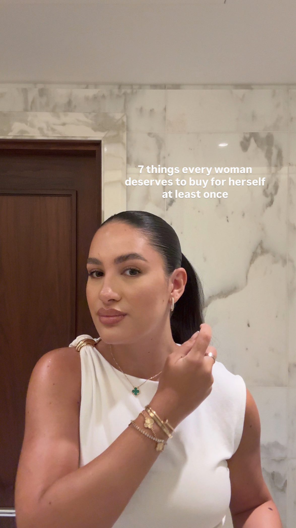 Instagram post by @taislany for SIF JAKOBS JEWELLERY. Caption reads: 🩱 lingerie no one will ever see except you just....