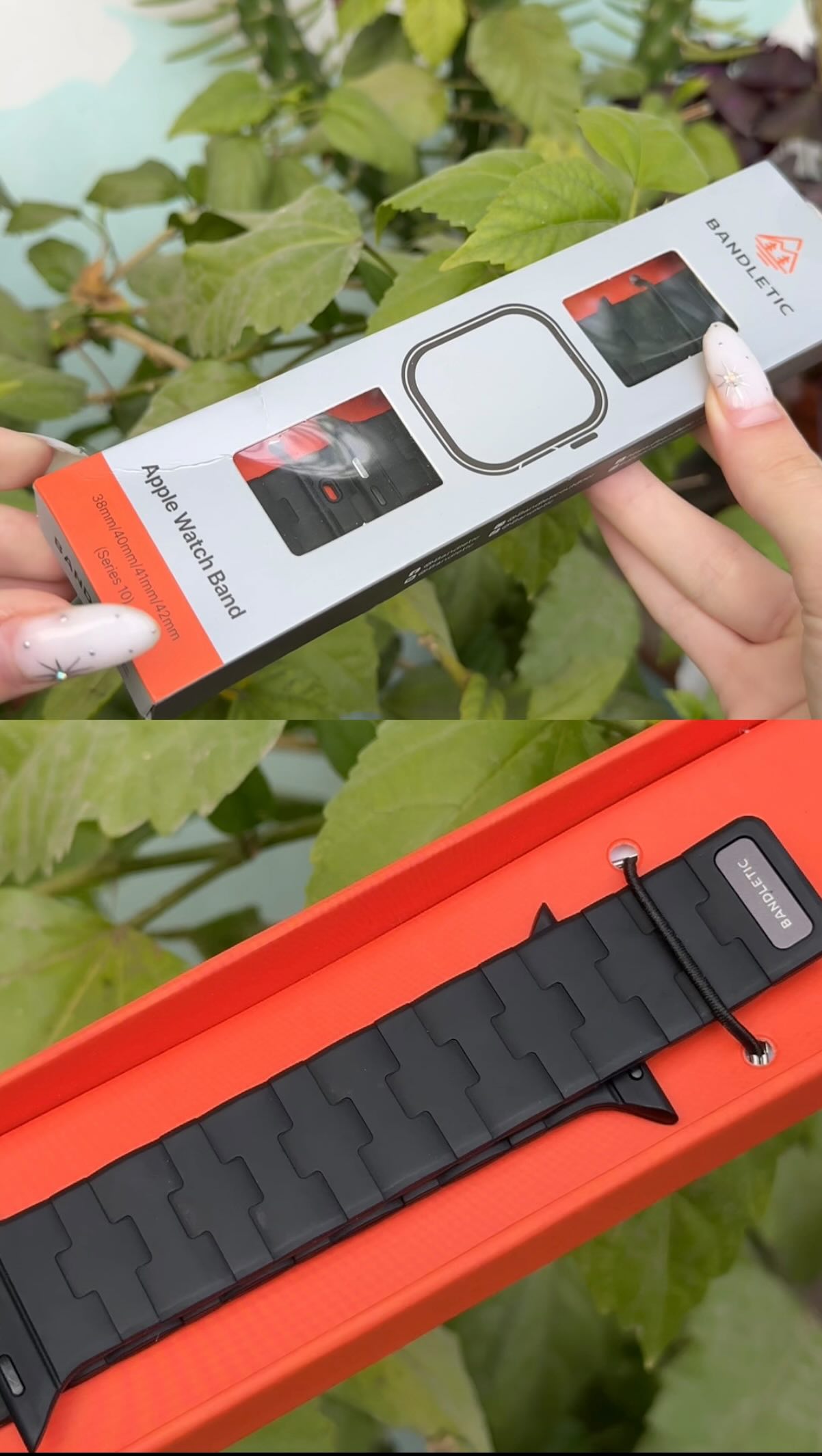 Instagram post by @mariammsun for Bandletic. Caption reads: [...] your daily life with premium Bandletic....