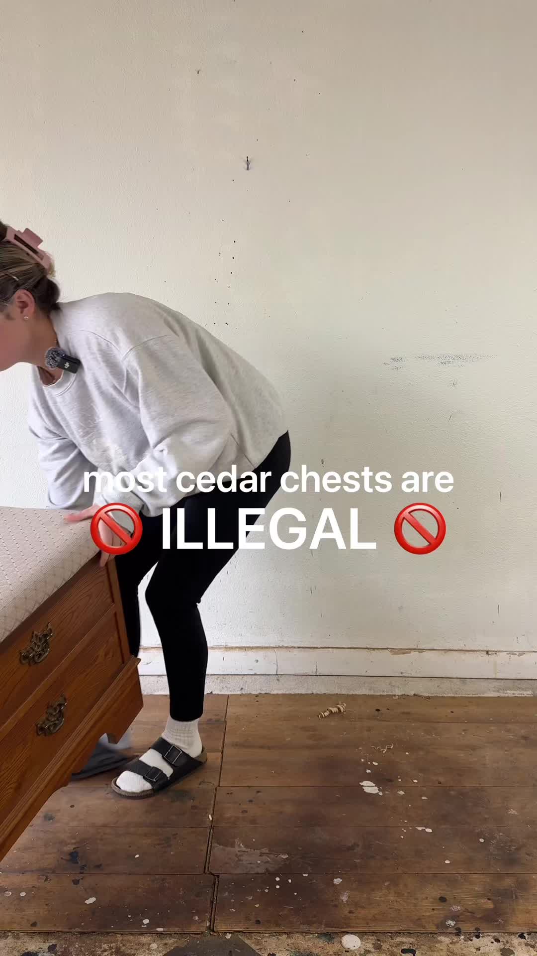 TikTok post by @thefurnituredoctor for Kreg Tool. Caption reads: [...] more modern. All while using the same @Kreg....