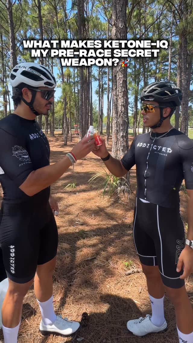 Instagram post by @cyclingdeath for Ketone-IQ. Caption reads: Why I take @ketone before my races👀

I’ve added....