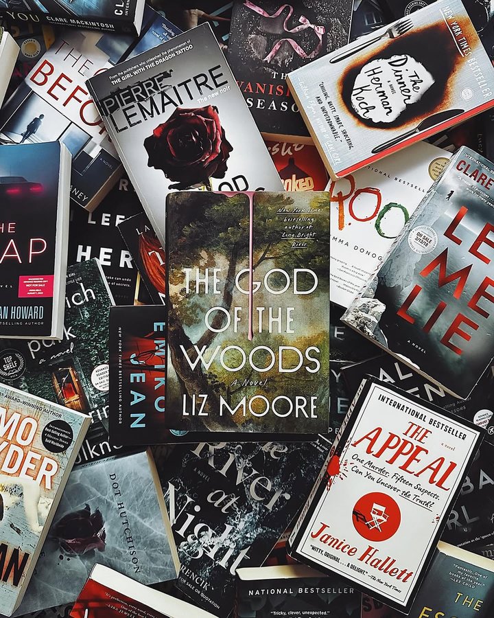 Instagram post by @crimebythebook for Riverhead Books. Caption reads: PUBLICATION DAY GIVEAWAY!!! 🔎 #partner....