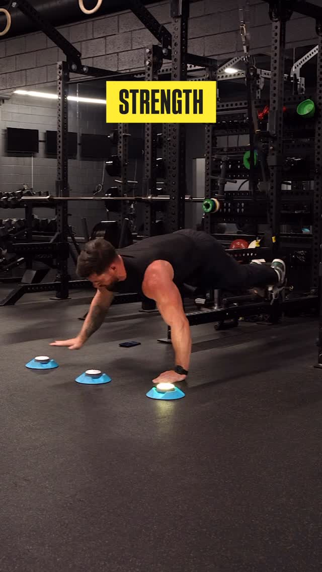 Instagram post by @alexandrudiaconufitness for BlazePod. Caption reads: [...] 🔄 Mobility & Control. This TRX × BlazePod....