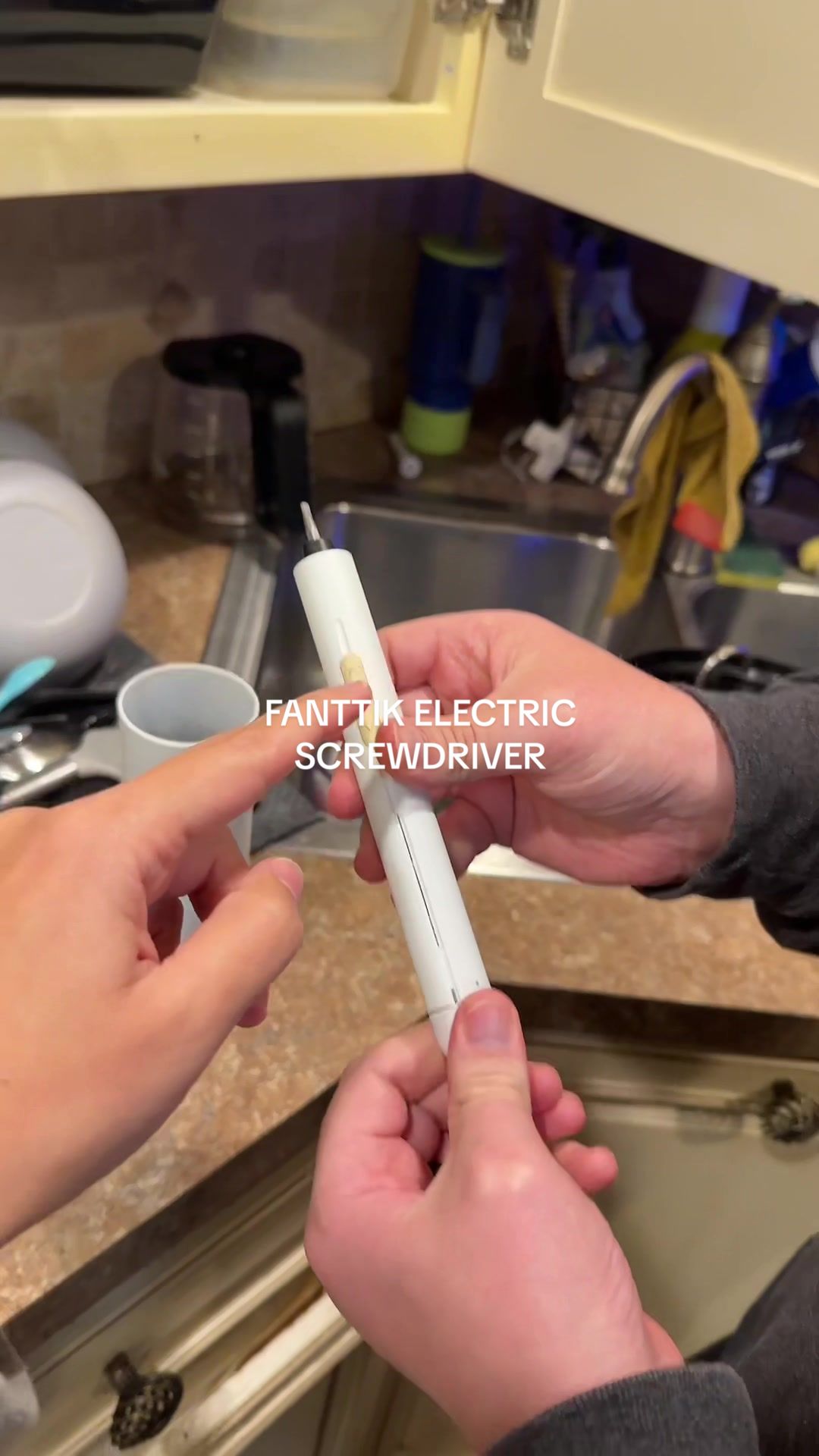 TikTok post by @bayleighwebb for Fanttik. Caption reads: Check out @Fanttik Black Friday sale!!!🪛 ....