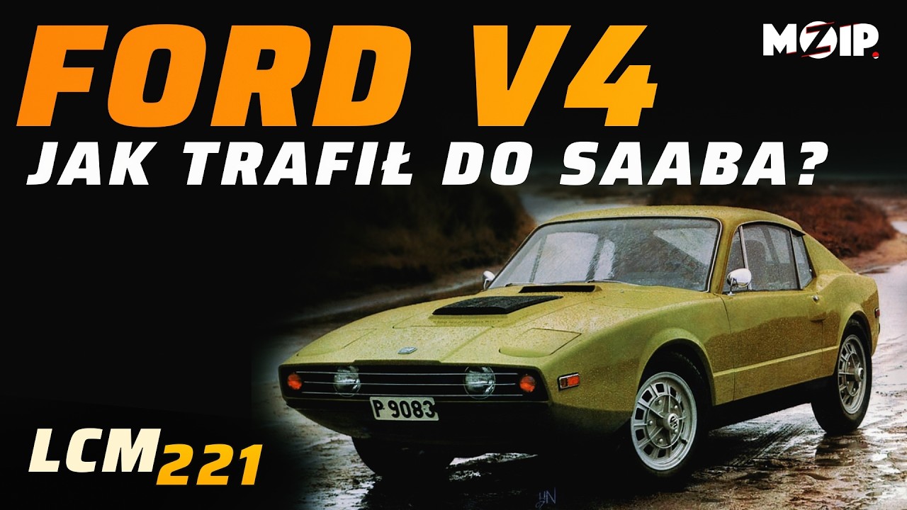 YouTube post by @MotoZinnej for DeAgostini. Caption reads: How did a discarded Ford V4 become a Swedish Rally....