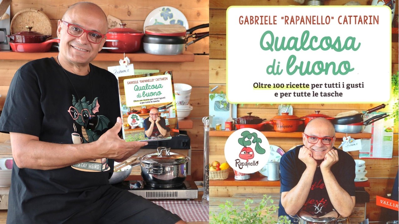 YouTube post by @RapaNello for GoodMood Boutique. Caption reads: Something Good: The Rapanello Recipe Book.