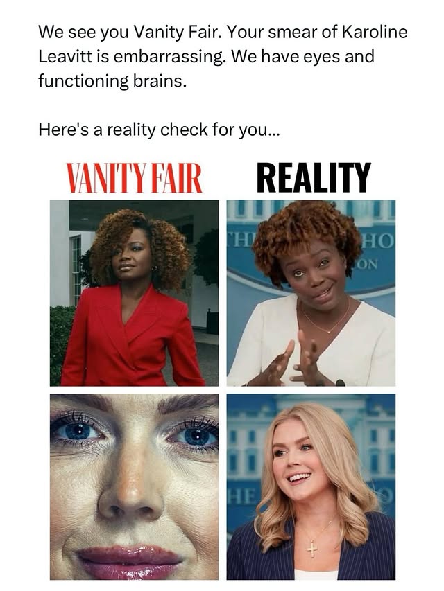 Instagram post by @bennyjohnson for Vanity Fair. Caption reads: Reality distortion machine.

Disgusting.....