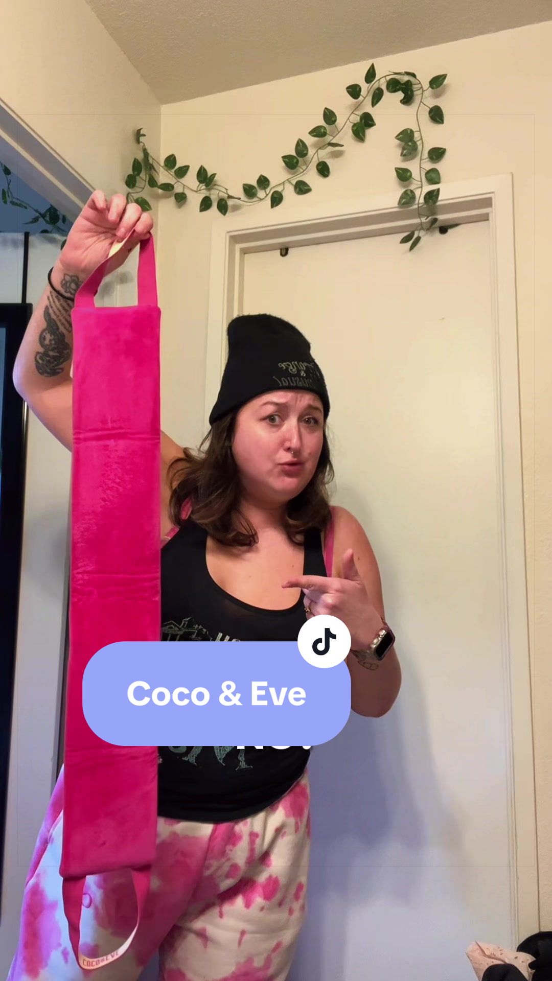 TikTok post by @lotuswhoisthefox for Cocoandeve. Caption reads: 👆🏻 Click that link Baddie! @Coco & Eve.