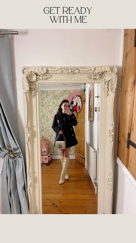 Instagram post by @hellomissjordan for Joules. Caption reads: Get ready with me for a winter day out 💙 I am....