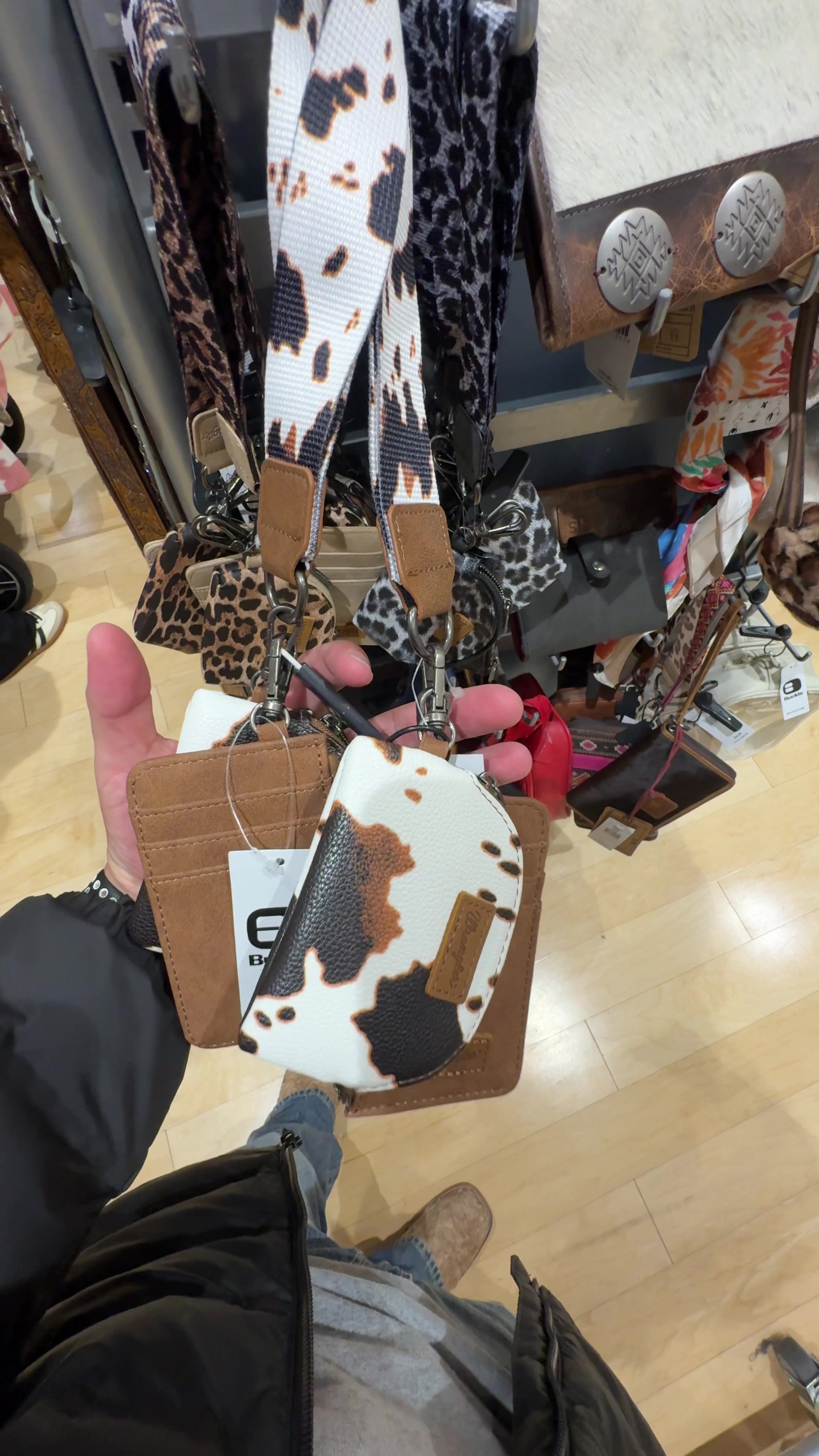 TikTok post by @mikeymtz8 for Buckle. Caption reads: [...] Christmas shopping for my girls💕 #ad....