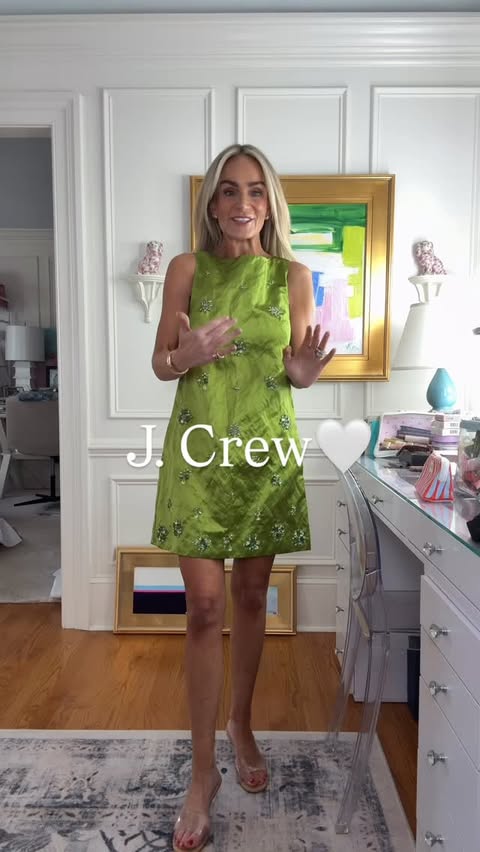 Instagram post by @meeghanm for J.Crew. Caption reads: Spring forward in some fab new finds from @jcrew....