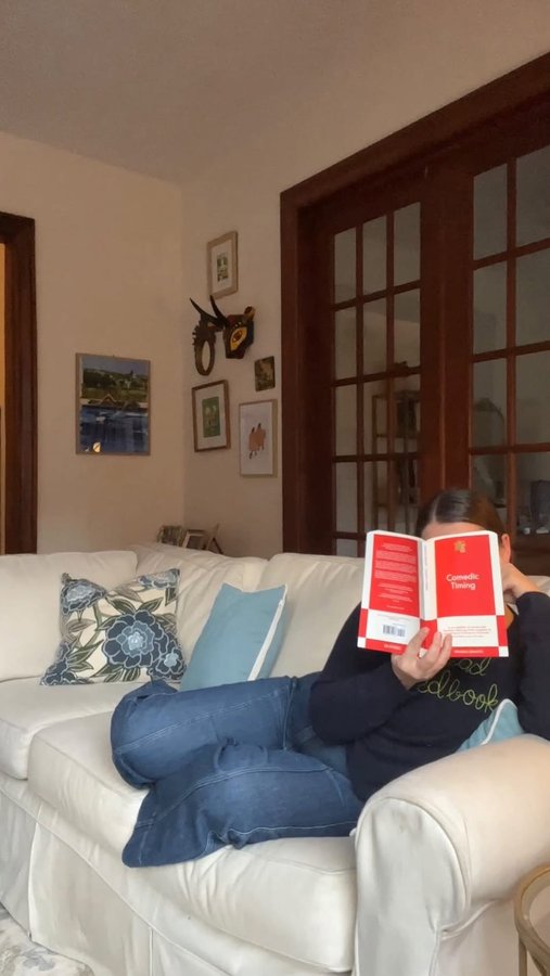 Instagram post by @badbitchbookclub for 831 Stories. Caption reads: [...] Comedic Timing, the latest from 831 Stories,....