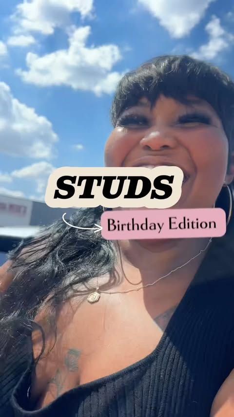 Instagram post by @wherebebe for Studs. Caption reads: Complimentary piercing from @studs I just wanted....