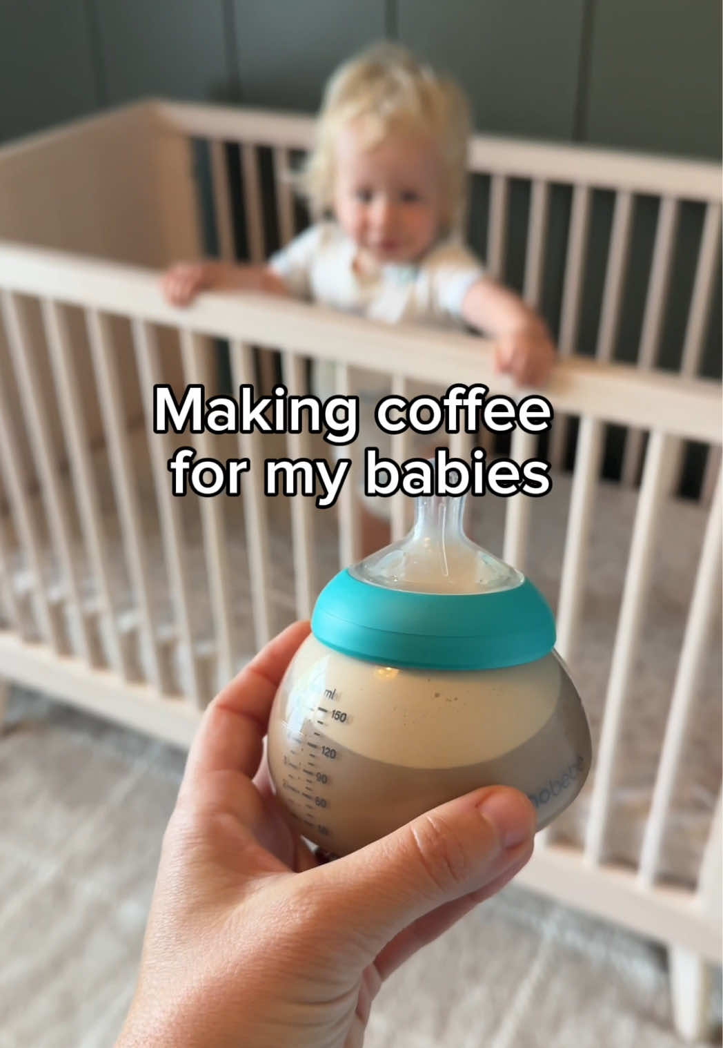 TikTok post by @ljflommom for Kiid Coffee. Caption reads: [...] just got a whole lot better with @kiidcoffee....