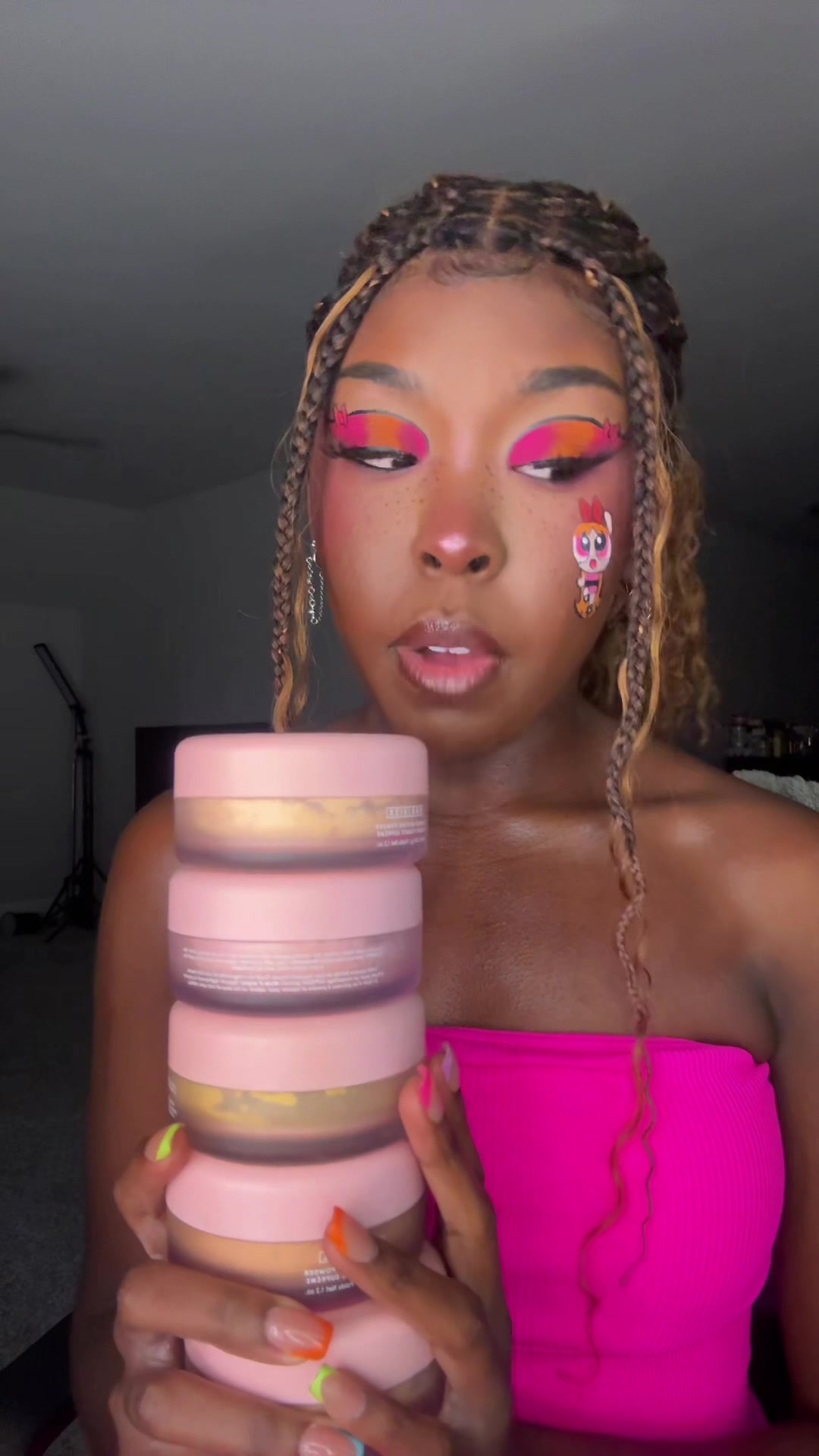 TikTok post by @beautybytyrat for ONE SIZE BEAUTY. Caption reads: I’ve featured this product A LOT and she is 1000....