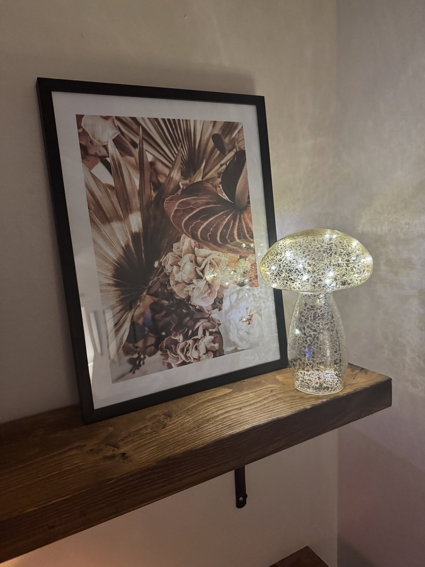 Instagram post by @ukmilitaryhome for Brandbassador. Caption reads: Styling my new shelves with some gorgeous art from....