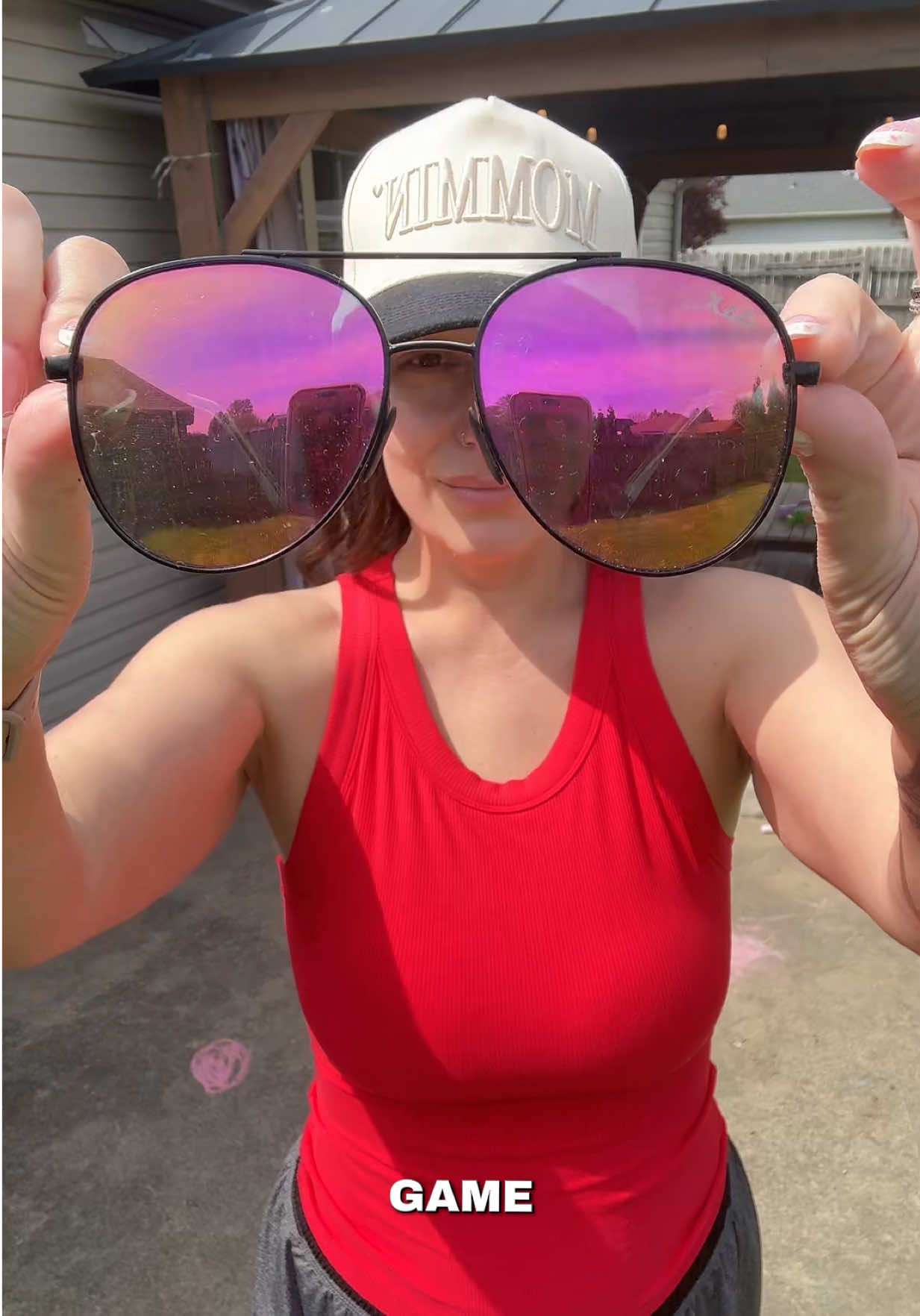 TikTok post by @brandi.jo_ for Dax Eyewear. Caption reads: The perfect sunglasses do exist! @Dax Eyewear....