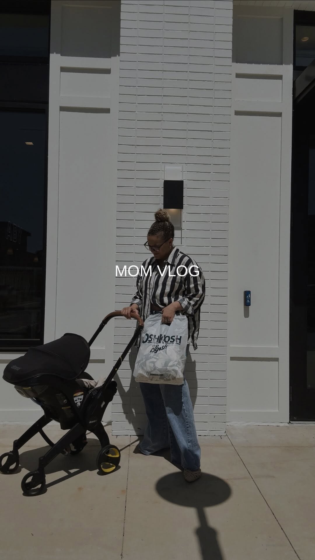 Instagram post by @laurenelyce for Carter's. Caption reads: Come shopping with me at the @carters flagship....