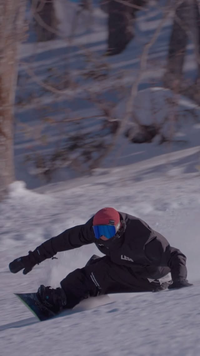 Instagram post by @yama_shun_snow for Nidecker. Caption reads: [...] 【PR / sponsor】 （board） @nideckersnowboards....