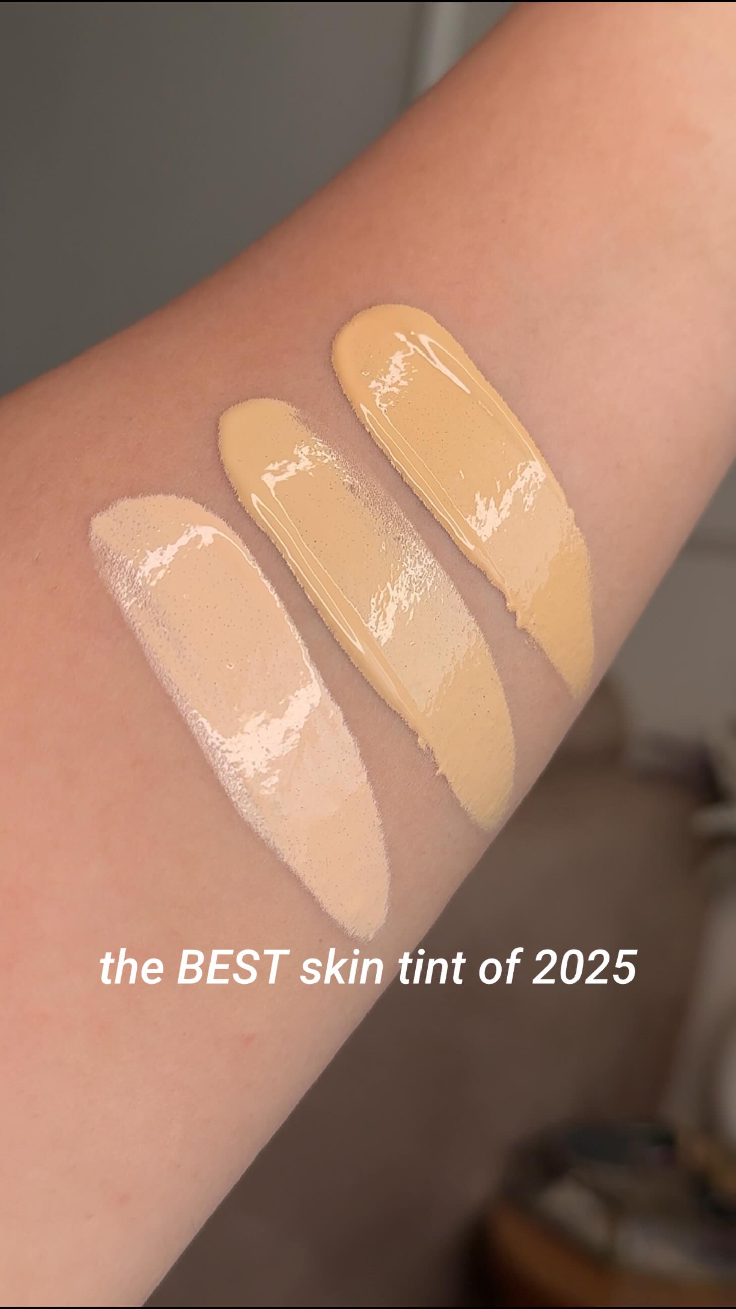 Instagram post by @preitibhamra for RAS Luxury Oils. Caption reads: Skin tints that actually work on Indian skin? Yes....