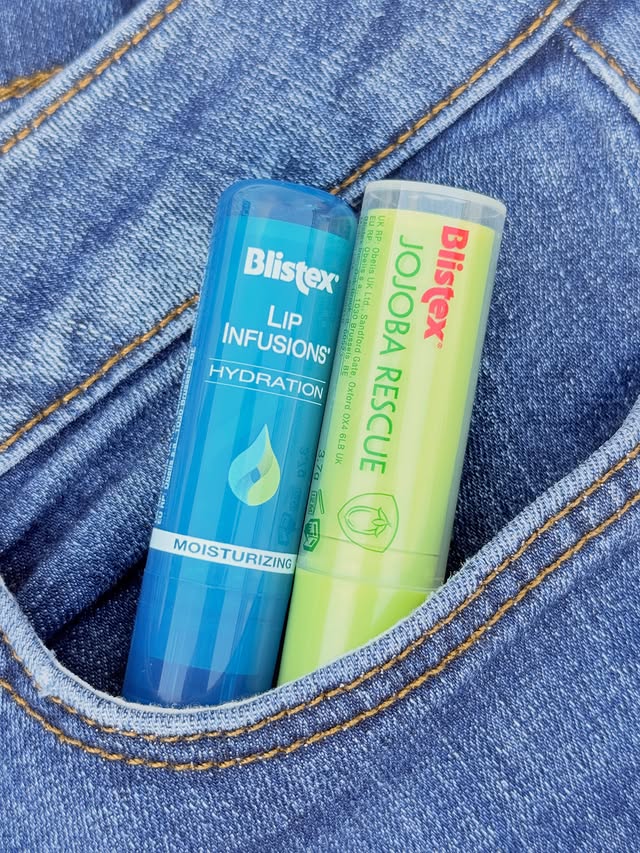 Instagram post by @reviewsbypuja for Blistex. Caption reads: [...] smooth lips are always in season, and....