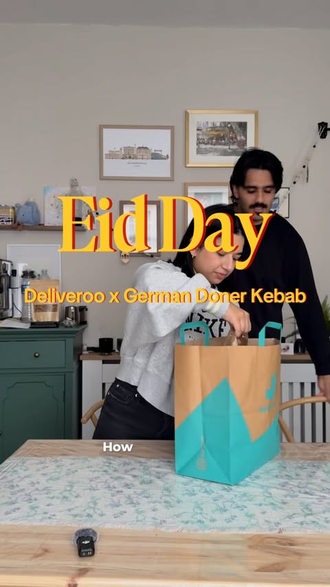 Instagram post by @aleena_rzq for German Doner Kebab. Caption reads: [...] meals wasn’t happening. Ordered....