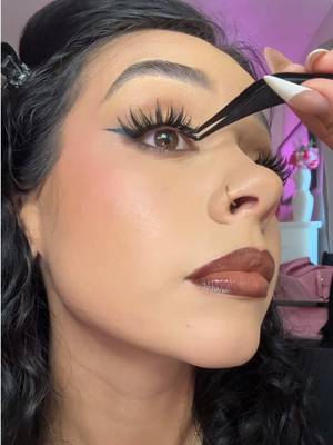TikTok post by @lalitabonitas for Okay Love Lashes. Caption reads: Bunny style lash clusters 🐰 tutorial for the....