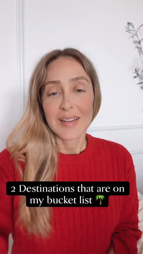 Instagram post by @alinelowry for Marriott Hotels & Resorts. Caption reads: I’ve been to so many destinations and stayed at so....