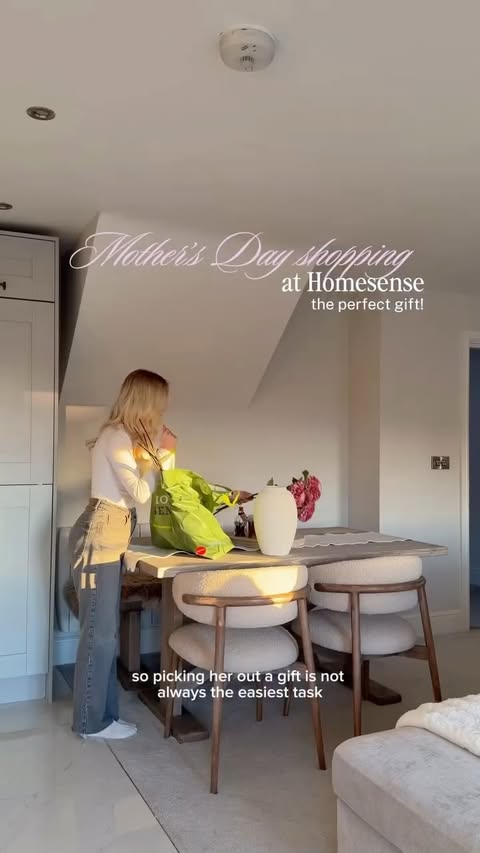 Instagram post by @ellabowersx for HomeSense. Caption reads: AD a trip to Homesense at Crown Point, Leeds for....