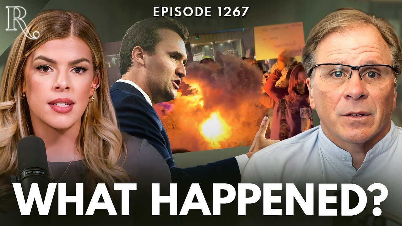 YouTube post by @AllieBethStuckey for Shopify. Caption reads: Frank Turek on What Really Happened to Charlie....