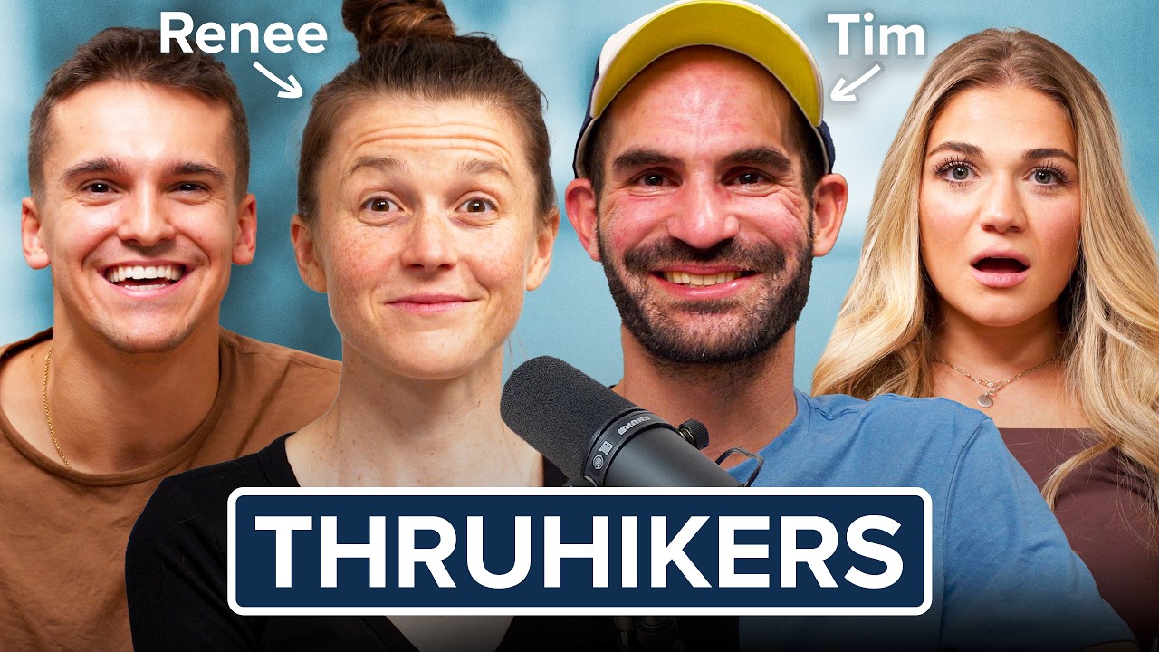 YouTube post by @UnplannedPodcast for Dreamland Baby. Caption reads: Walking from Mexico to Canada, intimacy outdoors,....