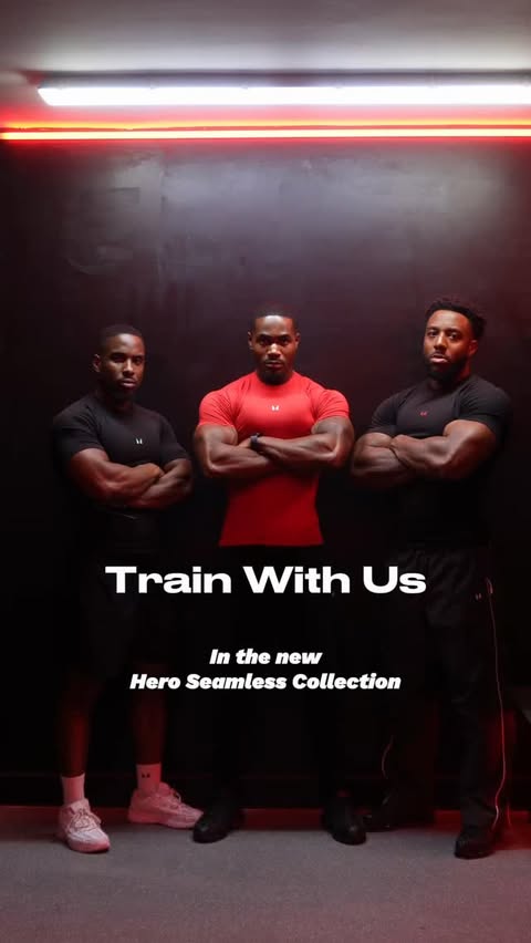 Instagram post by @dredailyuk for MP Activewear. Caption reads: Hero Seamless 🤝 Push Day The new @mpactivewear....