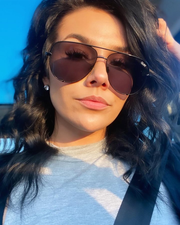 Instagram post by @cheyann_maria for Fitcover. Caption reads: SPF, @fitcoveraustralia mineral powder and golden....