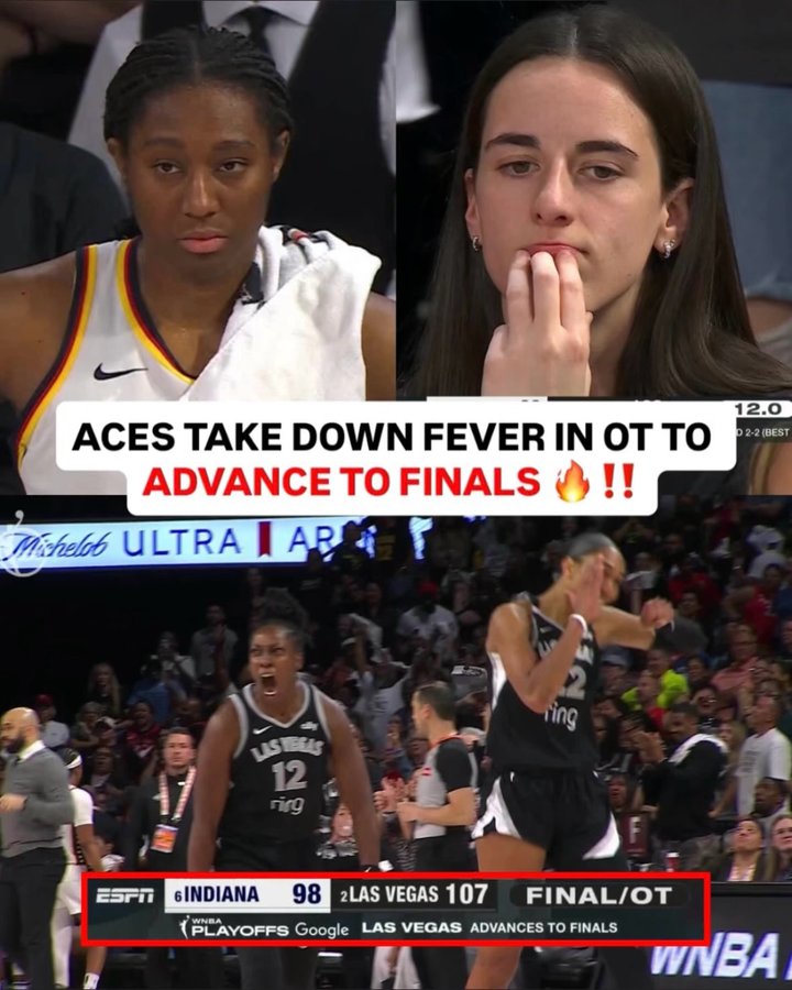 Instagram post by @brwsports for House of Highlights. Caption reads: ACES ARE HEADING TO THEIR 3RD FINALS IN 4 SEASONS....