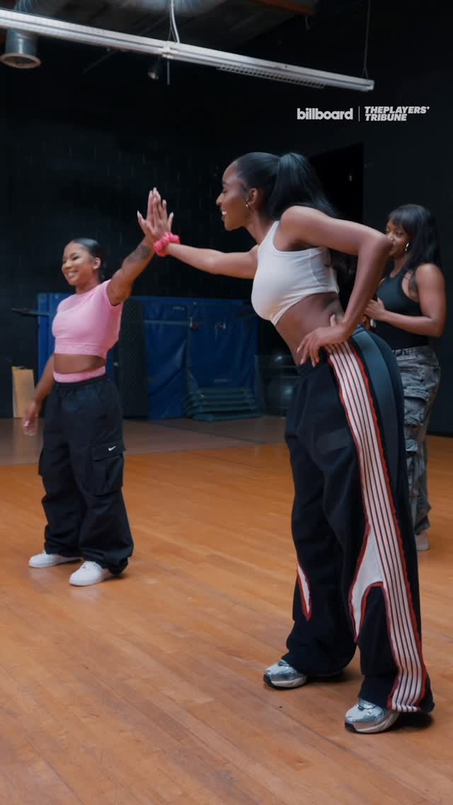 Instagram post by @normani for billboard. Caption reads: @normani threw some flips — now, @jordanchiles is....