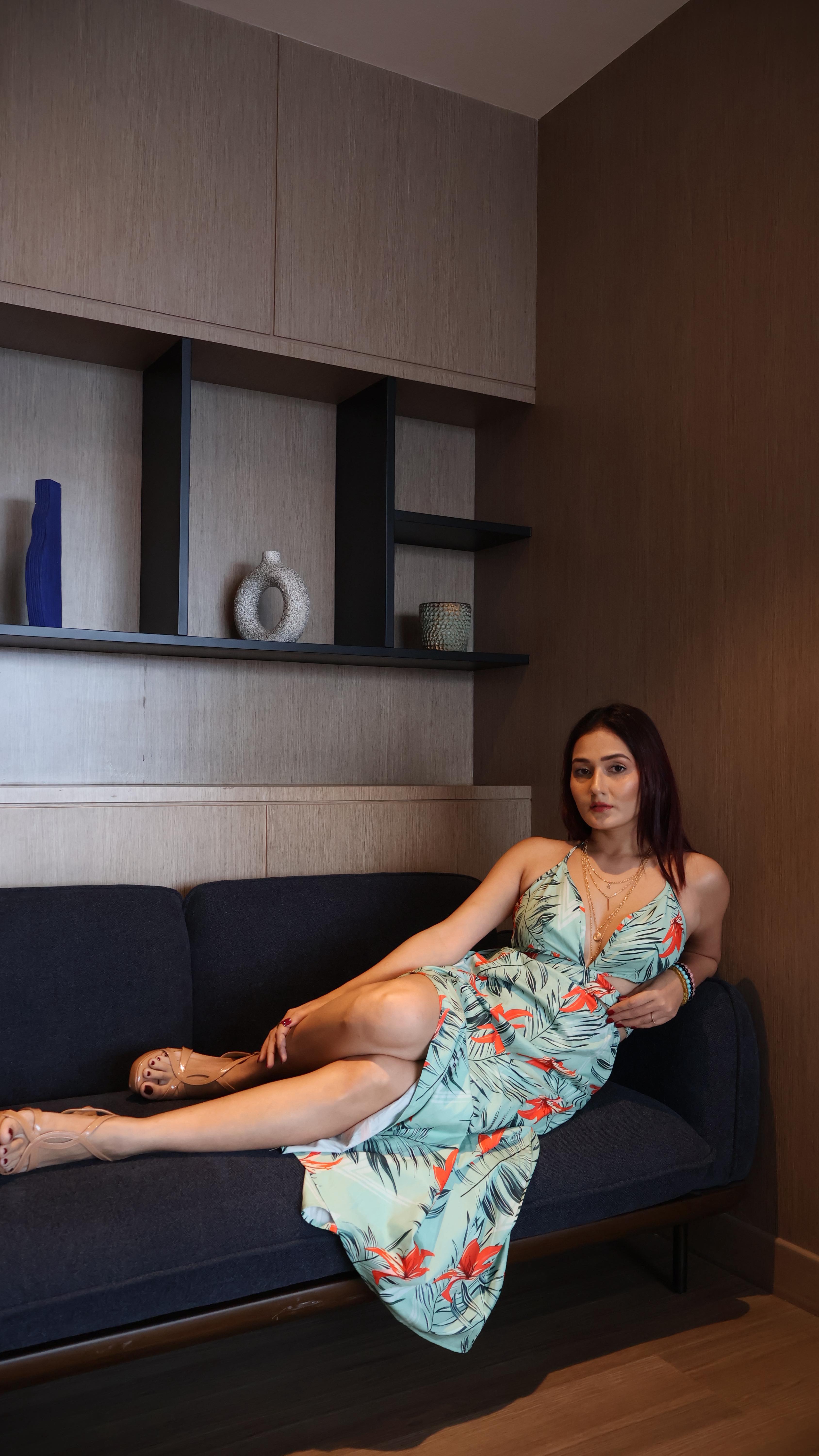 Instagram post by @kreetika10 for Urbanic. Caption reads: Staycation GRWM reel ✨ 
Outfit @urbanic.official....