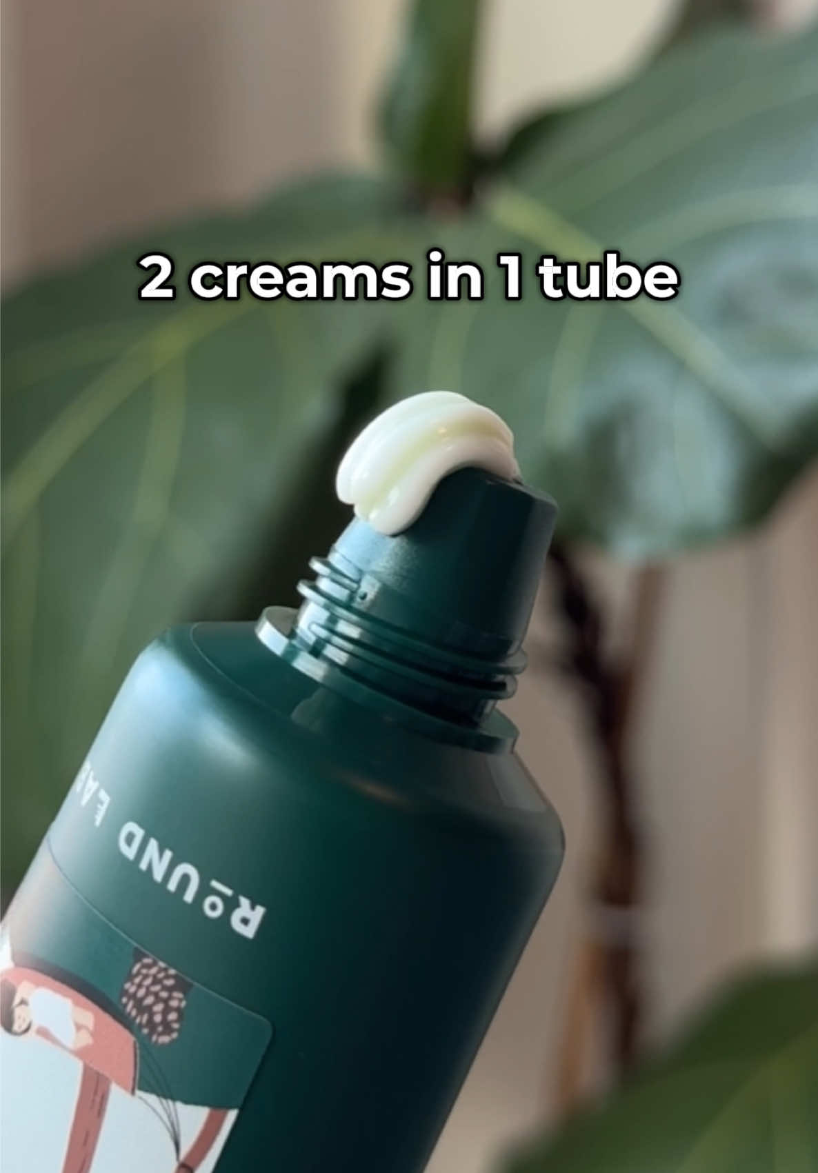 TikTok post by @kristingl for Round Lab. Caption reads: I loved the innovation and packaging behind the....