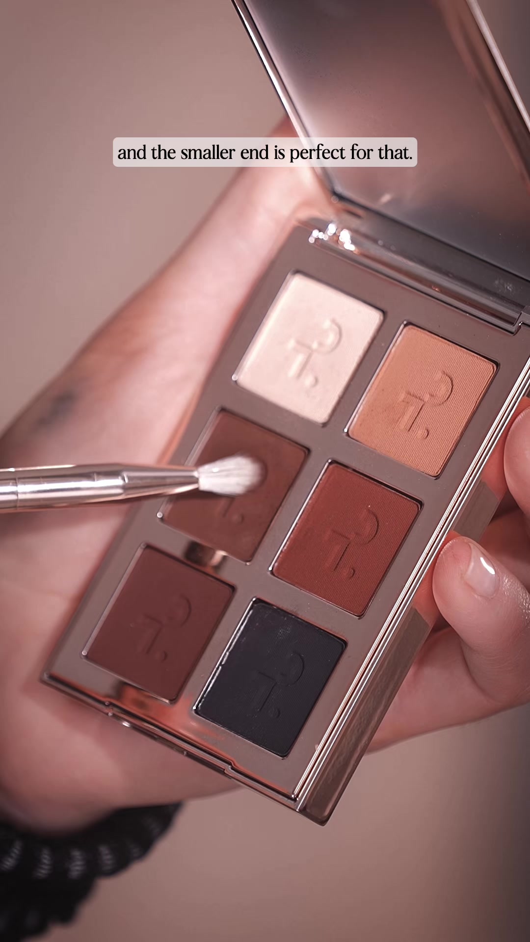 TikTok post by @paintedbyspencer for Patrick Ta. Caption reads: Once you try @Patrick Ta Beauty brushes, there’s....