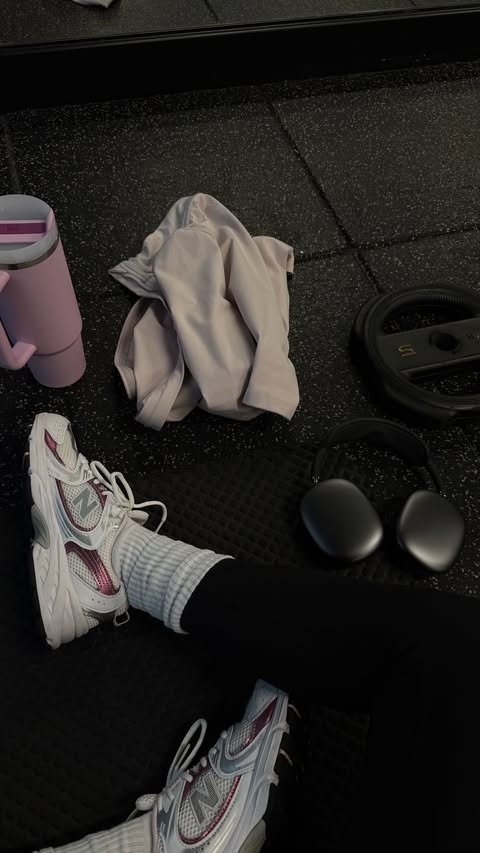 Instagram post by @lenamauteofficial for RitFit. Caption reads: Werbung | Home-Gym in the making @ritfit.sports....