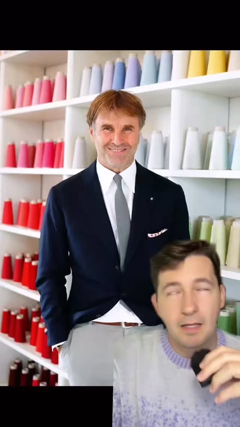 Instagram post by @ideservecouture for Brunello Cucinelli. Caption reads: [...] mom will be happy to see me in a....
