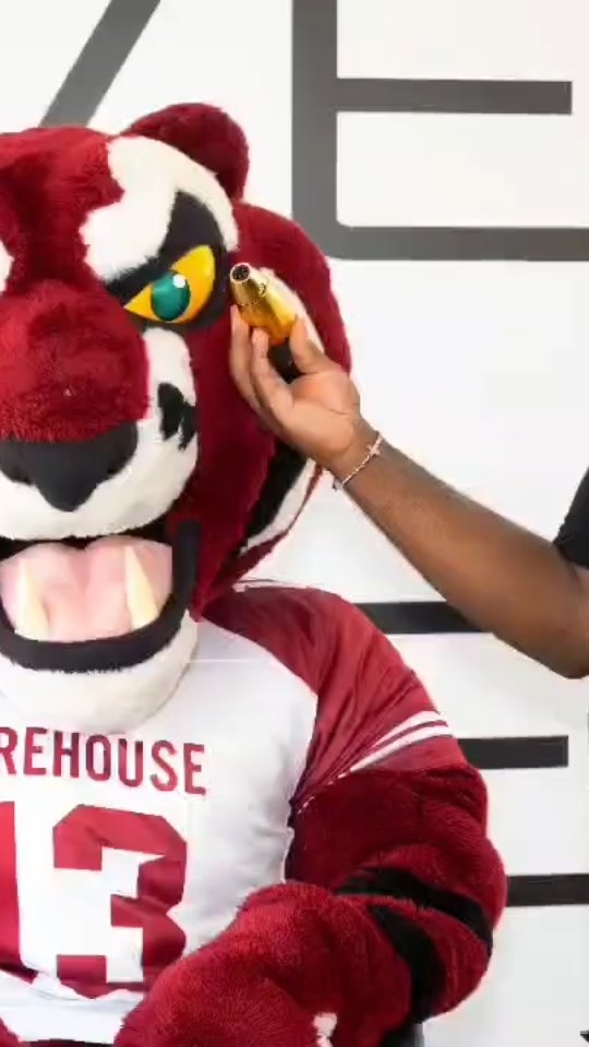 Instagram post by @twopointoh for Bevel. Caption reads: SpelHouse Homecoming is all about cuttin up with....