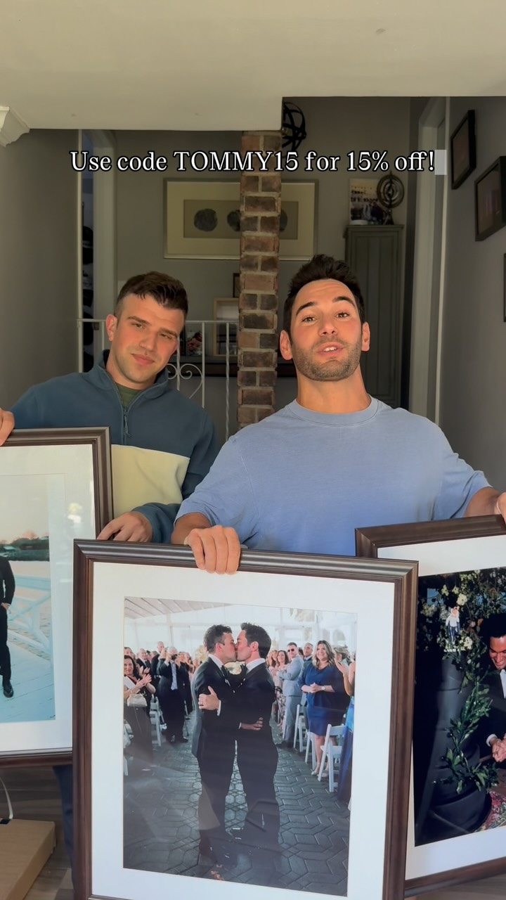 Instagram post by @tommybracco for VistaPrint. Caption reads: Holiday shopping: Done ✅ 

Comment “ShopVP” and....