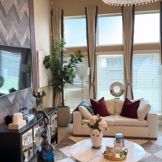 Instagram post by @the_aesthetic_side_of_homes for Shark Home. Caption reads: I thought this rug was clean.….. until I used the....