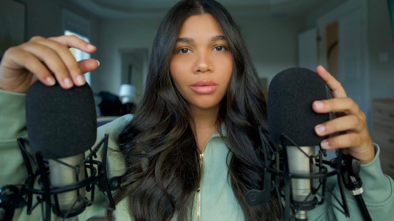 YouTube post by @AprilsASMR for OSEA Malibu. Caption reads: ASMR | Fast & Aggressive Unique Mouth Sounds and....