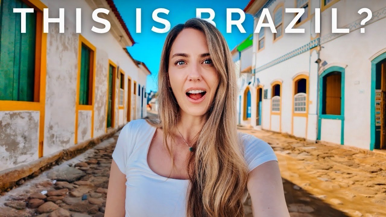 YouTube post by @travelforphoebe for July. Caption reads: Let’s go to Iguazú Falls & Paraty 🇧🇷 Brazil....